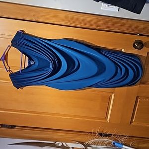 AQUA colored Torrid dress (Sz 3)